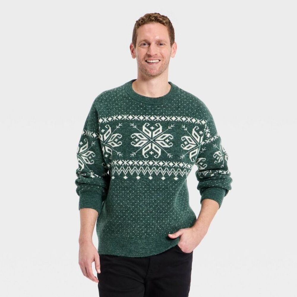 Open Box - Goodfellow & Co - Men's Fair Isle Sweater - Goodfellow &  Green